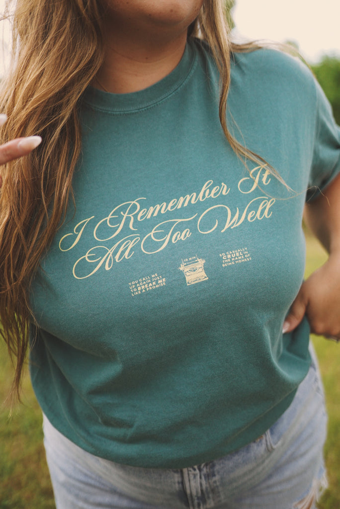 I REMEMBER IT tee
